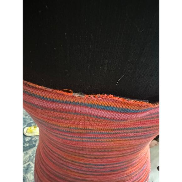 Scoop Micro Stripe Midi Dress - Picture 5 of 8